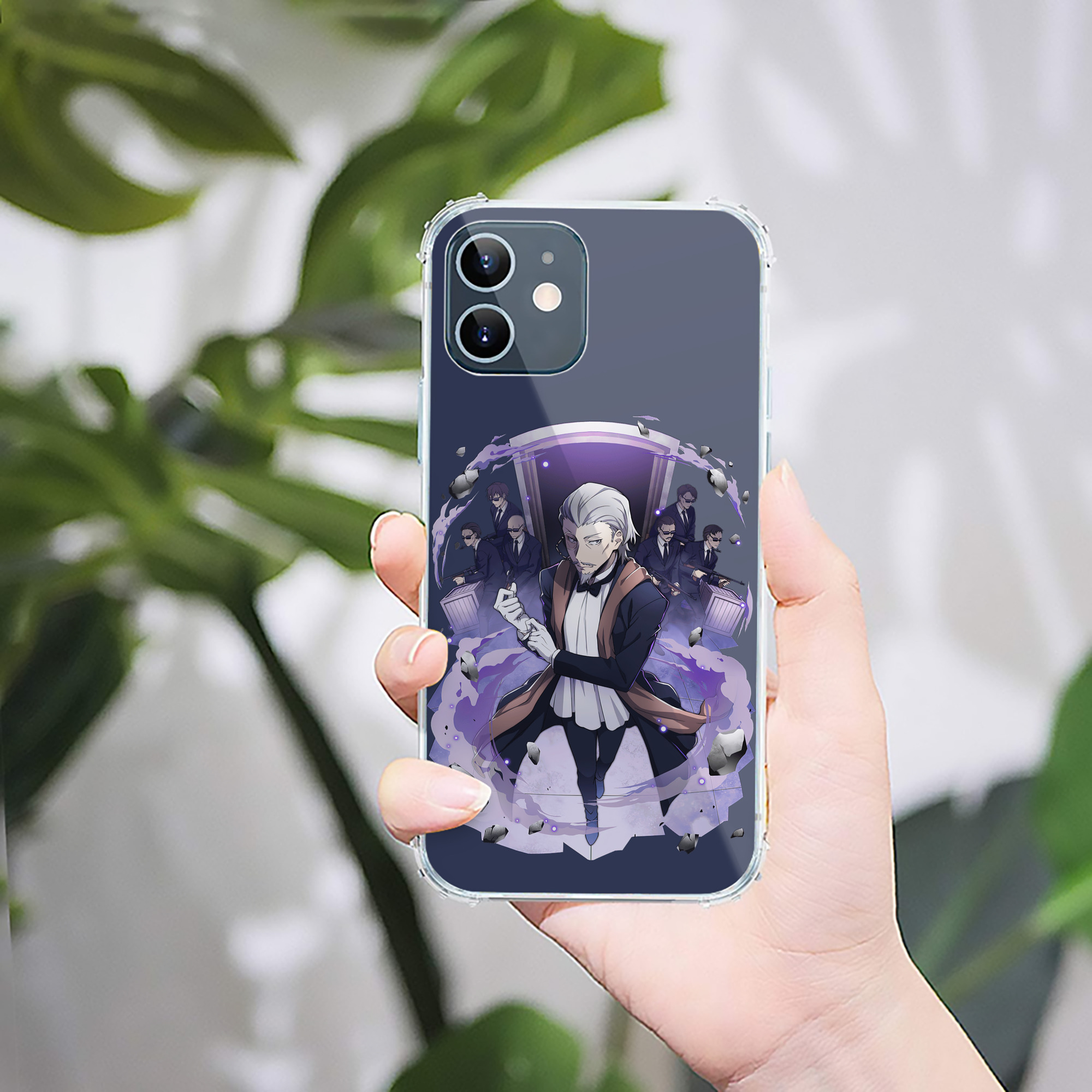 （画像用） 文豪ストレイドッグス Bungo Stray Dogs 【iPhone 12シリーズ対応】透明スマホケース（クリアソフトケース）